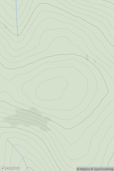 Thumbnail image for An Sligearnach [Glen Tromie to Glen Tilt] [NN952782] showing contour plot for surrounding peak